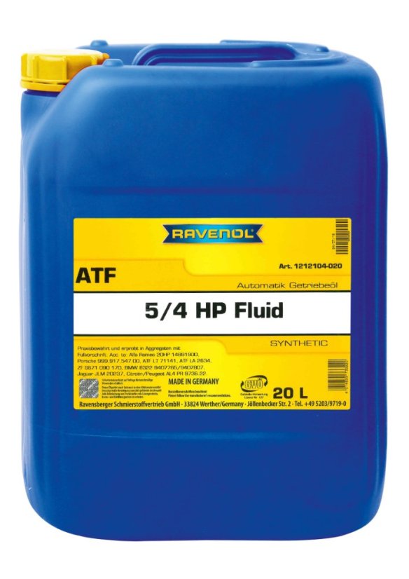 RAVENOL ATF 5/4 HP Fluid; 20 L