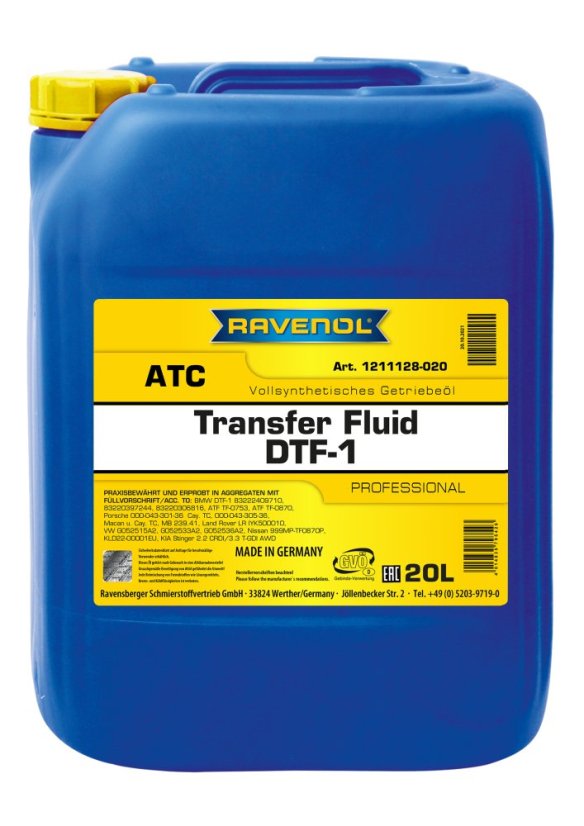 RAVENOL Transfer Fluid DTF-1; 20 L
