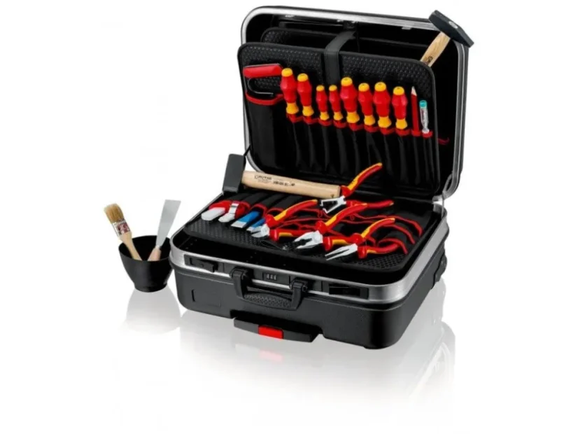 Kufr s nářadím VDE BIG Basic Move pro elektrikáře, sada 24 dílů - KNIPEX 00 21 06 HL S