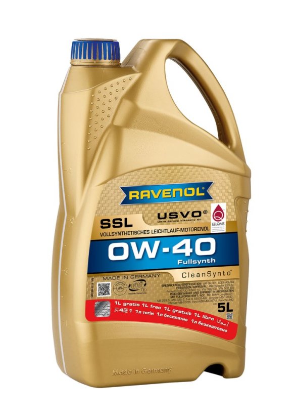 RAVENOL Super Synthetik SSL 0w40  60 L