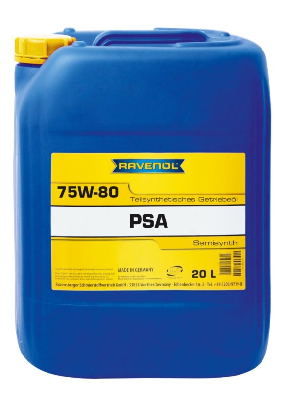 RAVENOL Getriebeoel PSA SAE 75W-80; 20 L