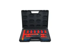 Zástrčné hlavice TORX 1/2" VDE pro elektrikáře, T20-T55, sada 10 dílů - BGS 7131