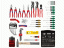 Kufr s nářadím BIG Basic Move pro mechaniky, sada 90 dílů - KNIPEX 00 21 06 M