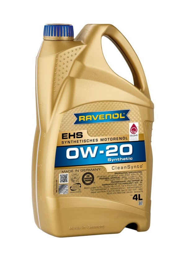 RAVENOL EHS SAE 0W-20;  4 L